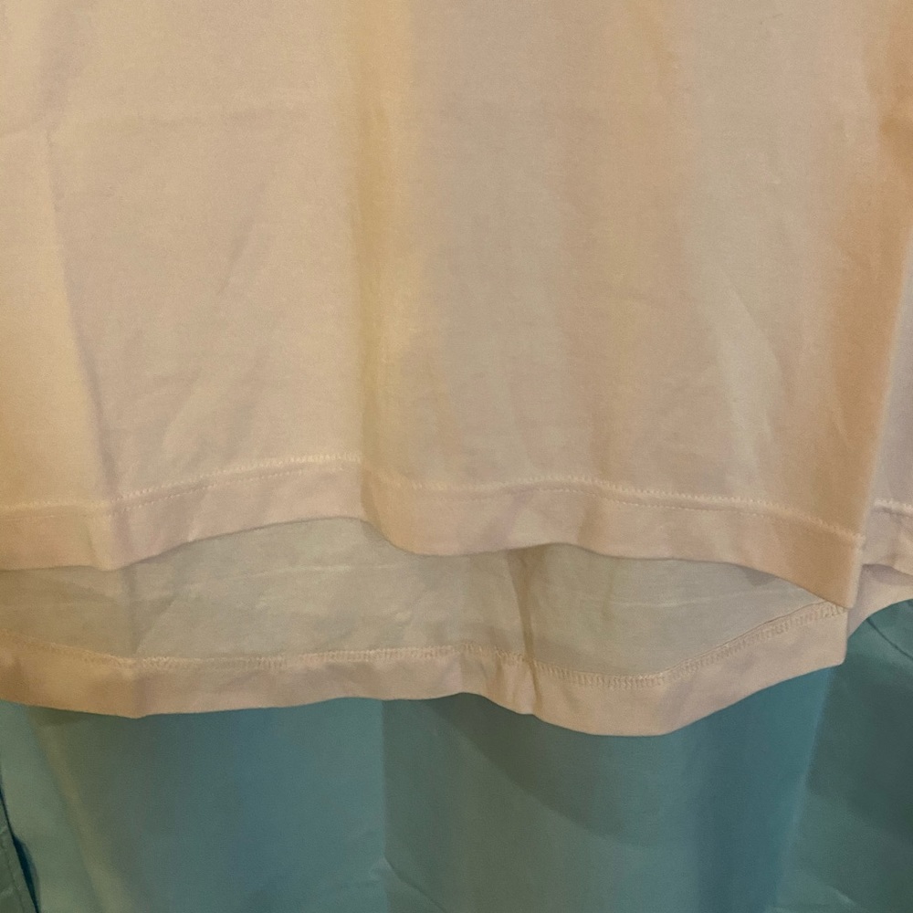 Blush short keyhole sleeve shirt - Picture 2 of 6